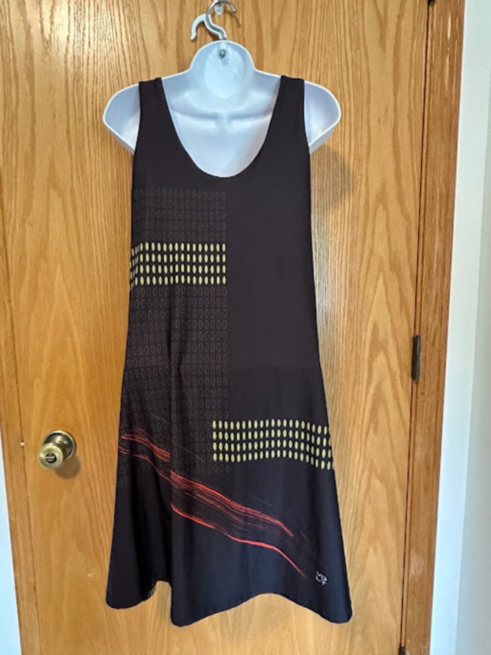 Volt Design Wearable Art‎ Abstract Face Print Sheath Dress - Size 2 - Picture 3 of 7